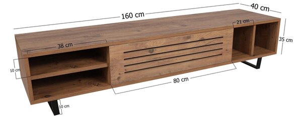 Hanah Home TV Stand Atlantic Pine Safir - Atlantic Pine