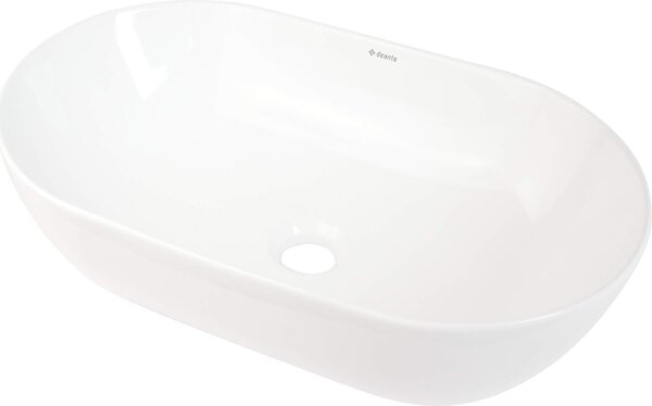 Deante Peonia, kerámia munkalap mosogató 500x305x140 mm, fehér fényes, DEA-CDE_6U5S