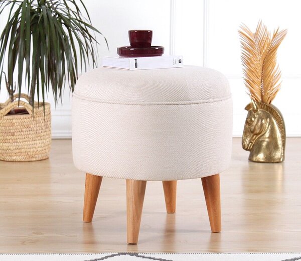 Atelier Del Sofa Moouv 7092 puff, krémszínű
