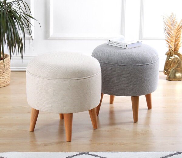 Atelier Del Sofa Moouv 7092 puff, krémszínű