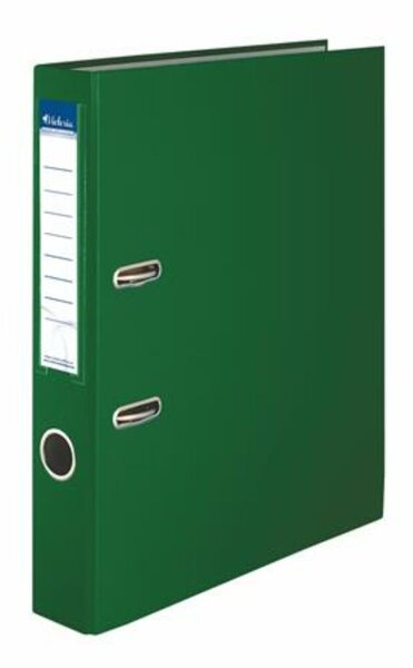 Iratrendező, 50 mm, A4, PP/karton, VICTORIA OFFICE, Basic, zöld (IDI50ZN)