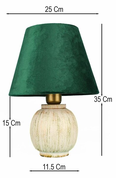 Opviq Asztali lámpa, Zöld, BK065