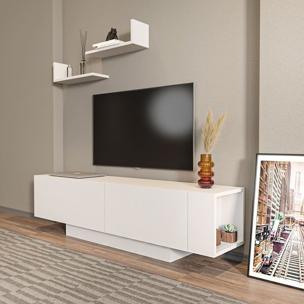 Hanah Home Ekol TV szekrény - Fehér