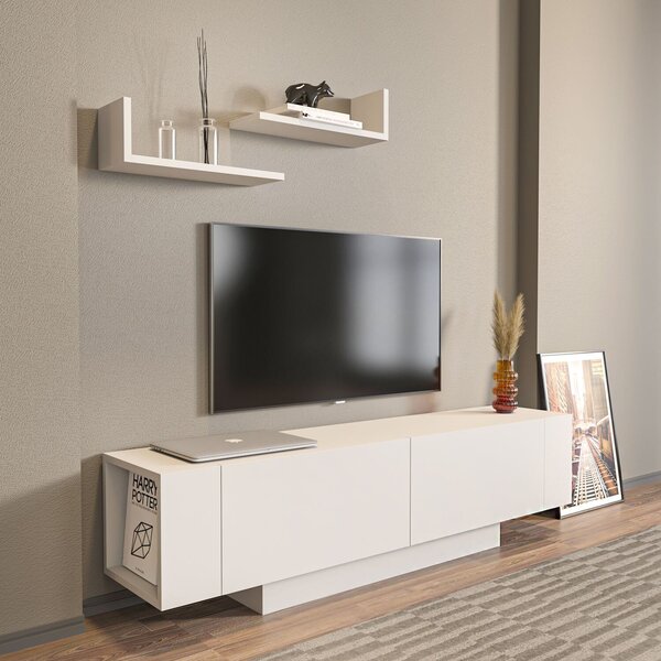 Hanah Home Ekol TV szekrény - Fehér