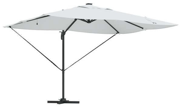 Napernyő zárral Homokszín 352 x 251 x 265 cm Pamut és Alumínium