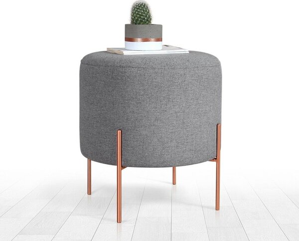Atelier Del Sofa puff Grey Copper 51 - szürke