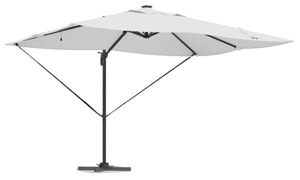 Napernyő zárral Homokszín 352 x 251 x 265 cm Pamut és Alumínium