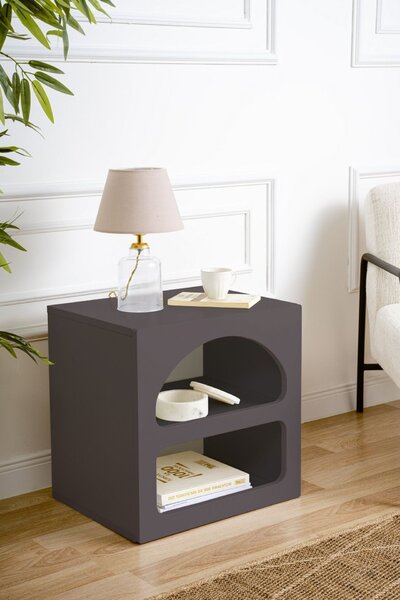Hanah Home Éjjeliszekrény Antracit Lorin - Antracit