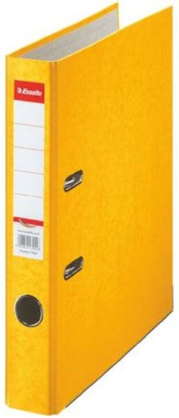 Iratrendező, 50 mm, A4, karton, ESSELTE Rainbow, sárga (E17923)