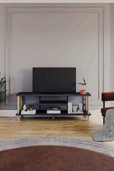 Hanah Home TV Stand Anthracite Peka-0048 - Anthracite
