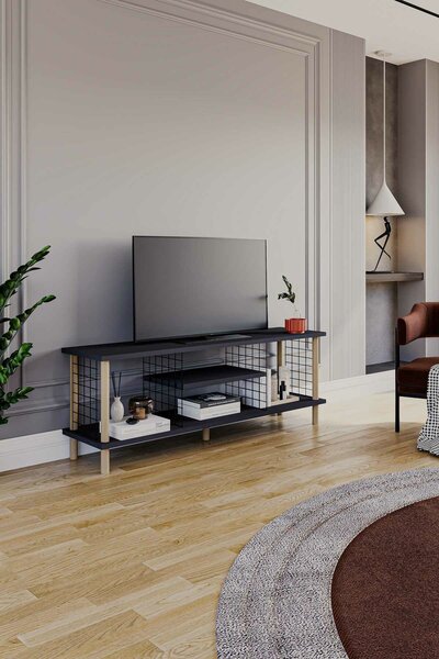 Hanah Home TV Stand Anthracite Peka-0048 - Anthracite