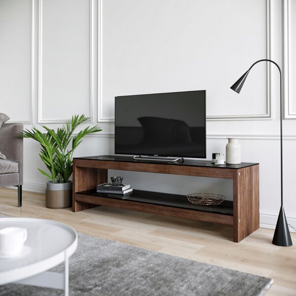 Hanah Home TV Stand Walnut TV301