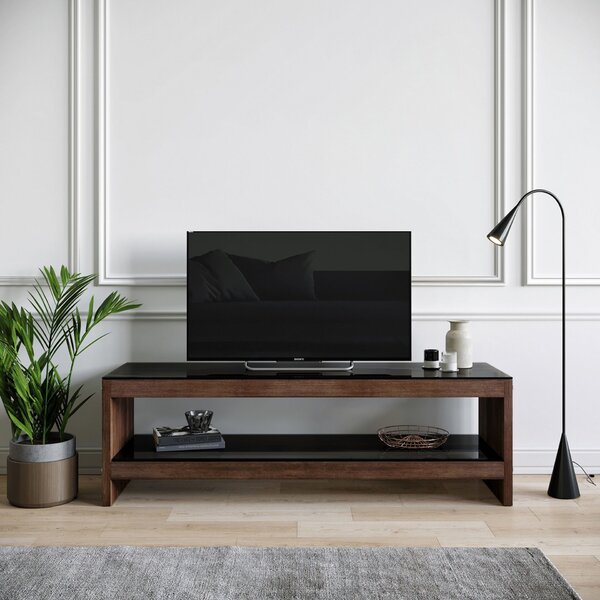 Hanah Home TV Stand Walnut TV301