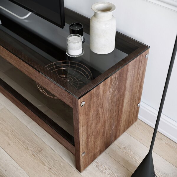Hanah Home TV Stand Walnut TV301
