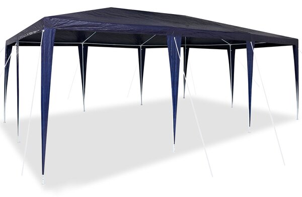 Partysátor Kék 600 x 400 x 266 cm Poliészter és Acél
