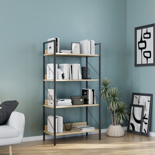 Hanah Home Tölgy Könyvespolc Ktp-840-Ff-1