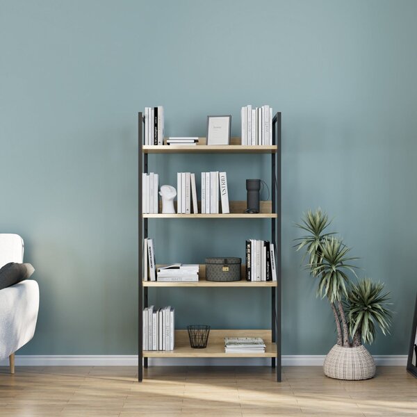 Hanah Home Tölgy Könyvespolc Ktp-840-Ff-1