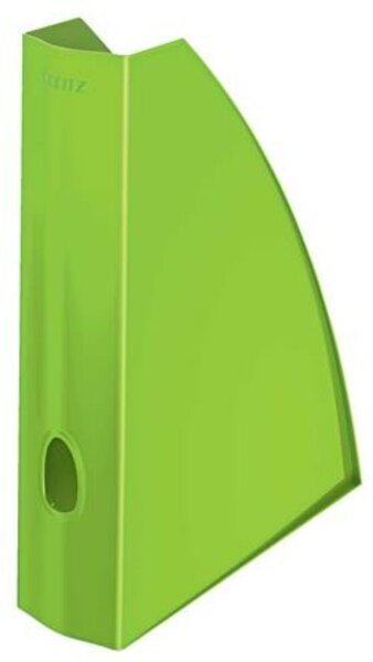 Iratpapucs, műanyag, 60 mm, elöl nyitott, LEITZ Wow, zöld (E52771054)