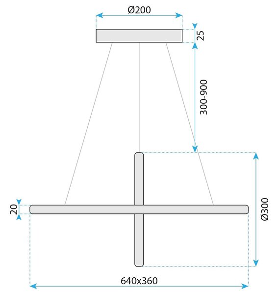 LED lámpa G034-CP Gold
