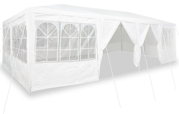 Partysátor Fehér 800 x 400 x 266 cm Polietilén