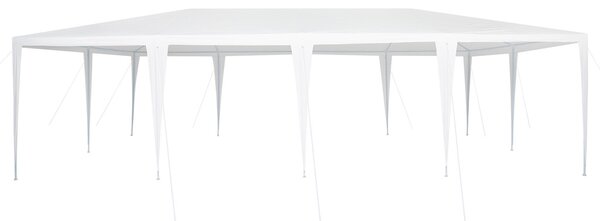 Partysátor Fehér 800 x 400 x 266 cm Poliészter és Acél