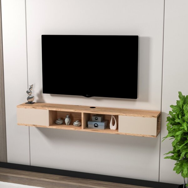 Hanah Home TV Stand Atlantic Pine Beige Mayer - Atlantic Pine, Beige