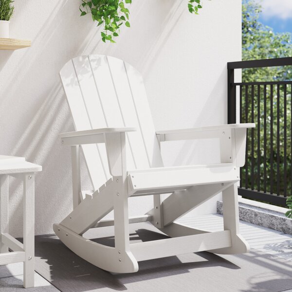 Adirondack hintaszék Fehér 73.5x92x90 cm HDPE