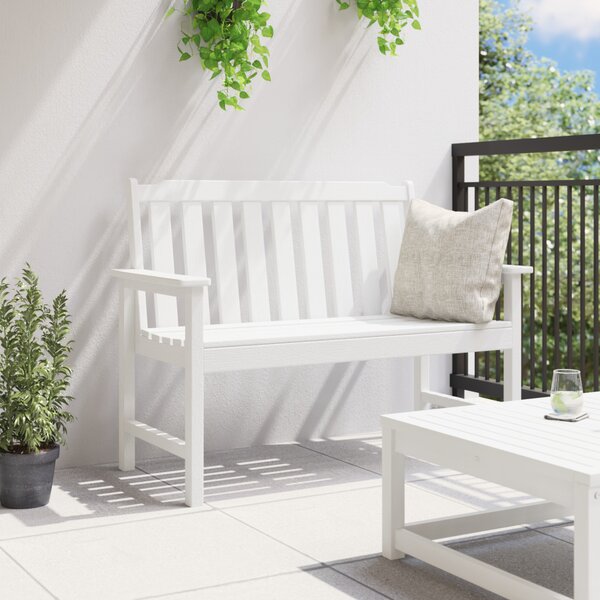 Kerti pad Fehér 120 x 59 x 88 cm HDPE