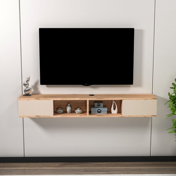 Hanah Home TV Stand Atlantic Pine Beige Mayer - Atlantic Pine, Beige