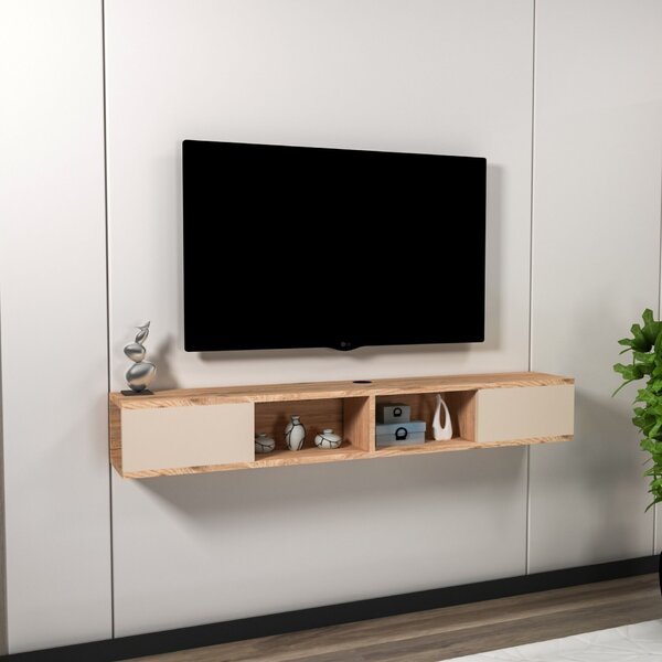 Hanah Home TV Stand Atlantic Pine Beige Mayer - Atlantic Pine, Beige