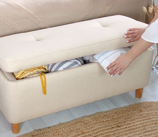 Atelier Del Sofa Puff Rocio - Krém