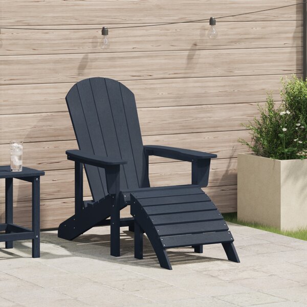 Adirondack szék Sötétkék 82 x 74 x 92 cm HDPE