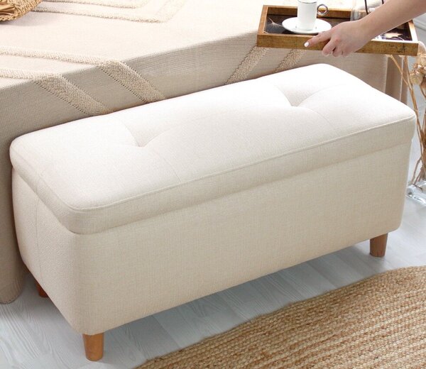 Atelier Del Sofa Puff Rocio - Krém
