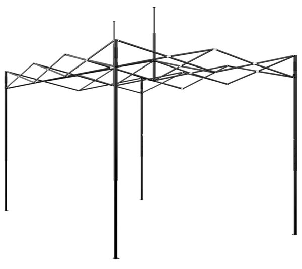 Üvegház felugró kerettel - Zöld - 410x280x315 cm - Acél