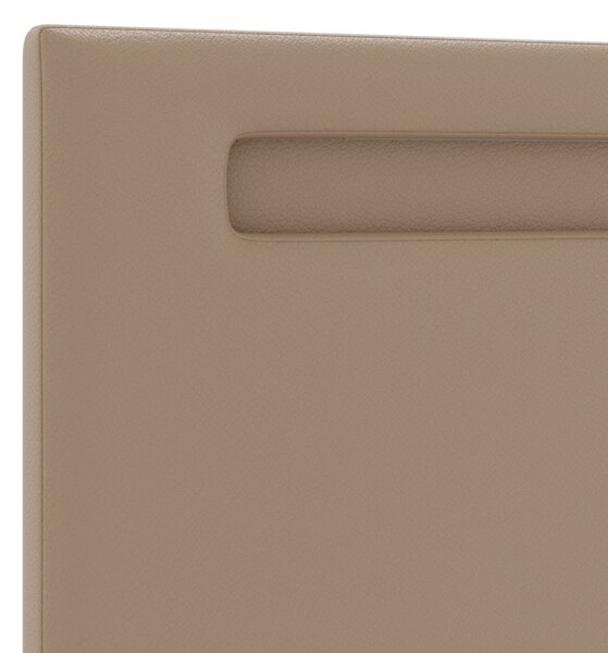 Fejtámla LED -es lámpákkal fejtámlával Cappuccino 200 cm PVC