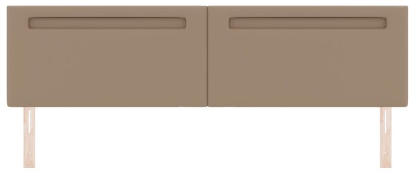 Fejtámla LED -es lámpákkal fejtámlával Cappuccino 200 cm PVC