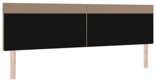 Fejtámla LED -es lámpákkal fejtámlával Cappuccino 200 cm PVC