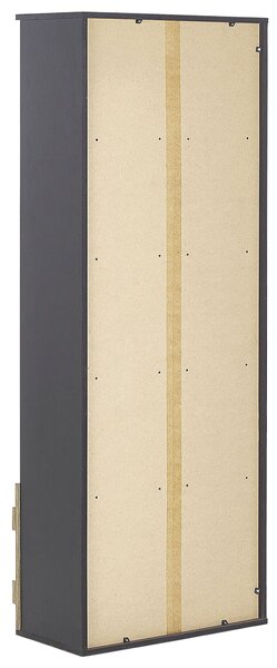 Négyszintes könyvespolc SALTER 163 cm Barna/fekete