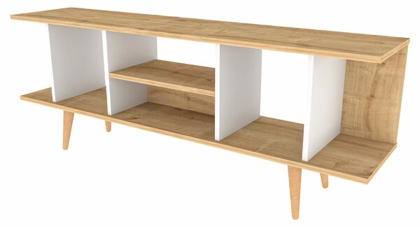 Hanah Home TV állvány Sapphire White Akya - Zafír, Fehér