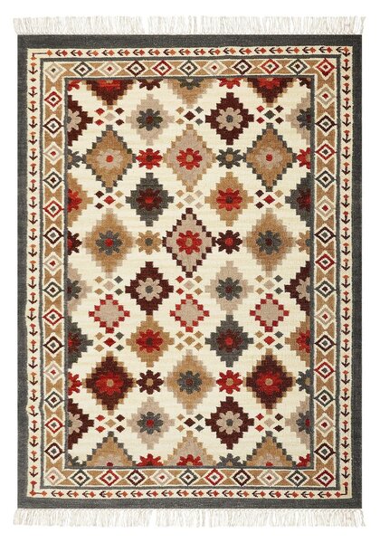 Szőnyeg GHUKASAVAN Színes 140 x 200 cm Gyapjú Kilim