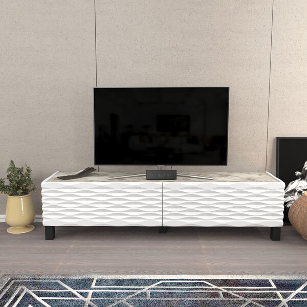Hanah Home Lerze TV állvány, fehér - Ephesus
