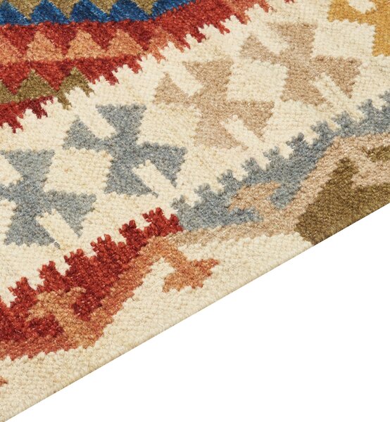 Szőnyeg OSHAKAN Színes 160 x 230 cm Gyapjú Kilim