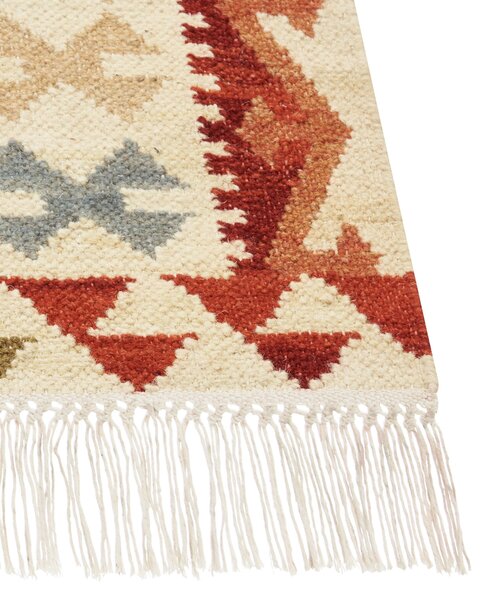 Szőnyeg OSHAKAN Színes 160 x 230 cm Gyapjú Kilim
