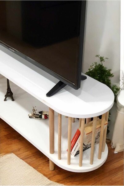 Hanah Home TV állvány Peka-0112 - Fehér