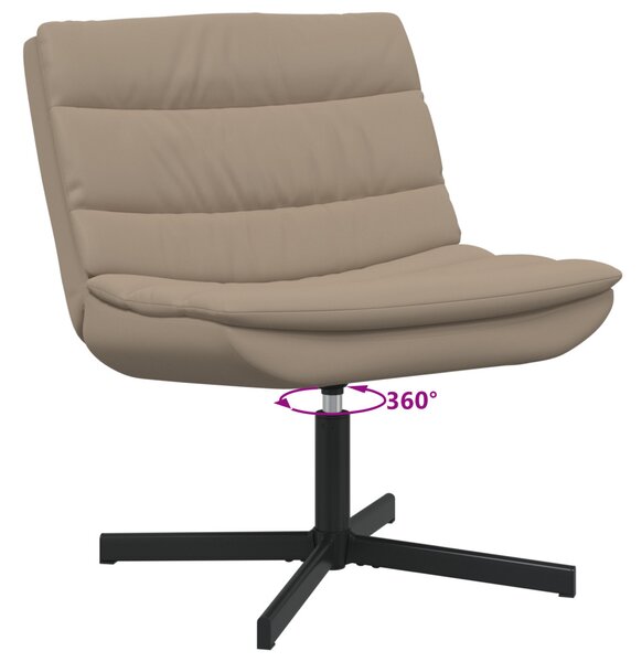 Forgószék Kávé Poliészter, Fém alap Standard Ergonómikus