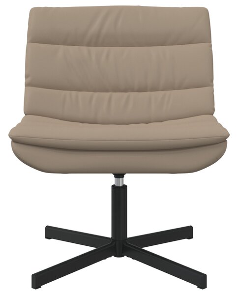 Forgószék Kávé Poliészter, Fém alap Standard Ergonómikus