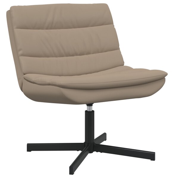 Forgószék Kávé Poliészter, Fém alap Standard Ergonómikus
