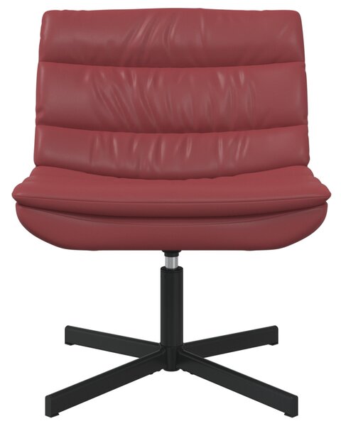 Forgó Szék Bordó Műbőr Standard Forgó Forgó Szék Kerek