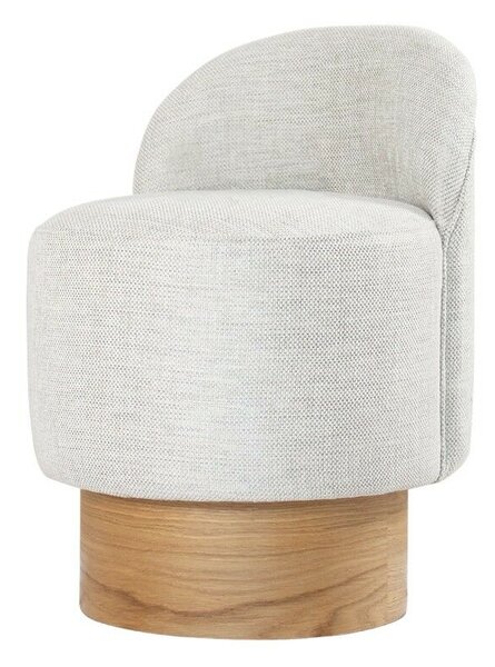 Atelier Del Sofa Pouffe Light Grey Barren Puff - Világosszürke