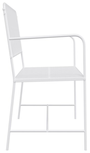 Kerti pad Sima Fehér 103,5 x 51,5 x 90 cm Acél
